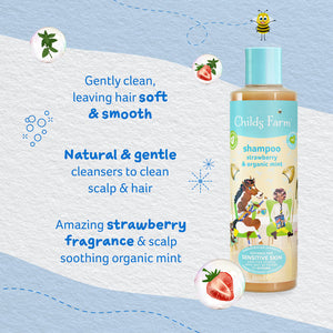 Shampoo Strawberry & Organic Mint - 250ml