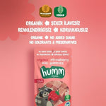 Load image into Gallery viewer, Organic Gluten Free Vegan Strawberry Mini Gummies 30g
