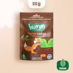 Load image into Gallery viewer, Organic Vegan Cookies with Carob and Hazelnut 55g
