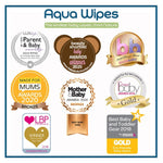 Load image into Gallery viewer, Aqua Wipes 100% Biodegradeable Baby Wipes - Box of 12 travel packs
