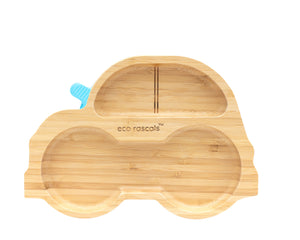 Bamboo Car Suction Plate - Blue