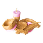 Load image into Gallery viewer, Bamboo Elephant Mealtime Gift Set - Pink/Blue
