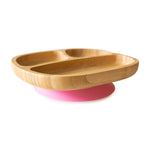 Load image into Gallery viewer, Toddler Bamboo Suction Plate - Pink/Blue
