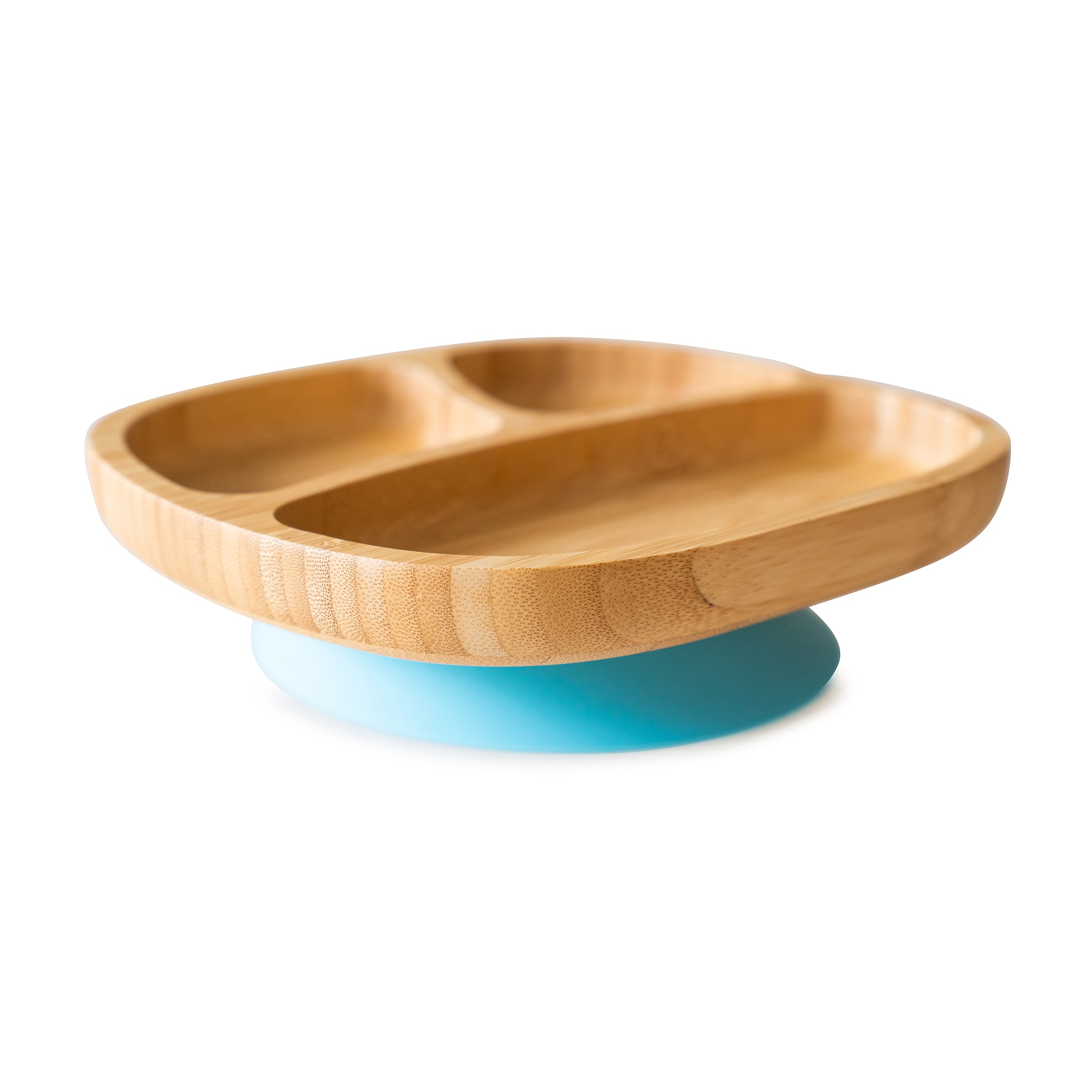Toddler Bamboo Suction Plate - Pink/Blue