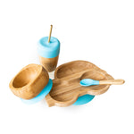 Load image into Gallery viewer, Bamboo Car Mealtime Gift Set - Blue
