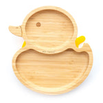 Load image into Gallery viewer, Bamboo Duck Suction Plate - Yellow
