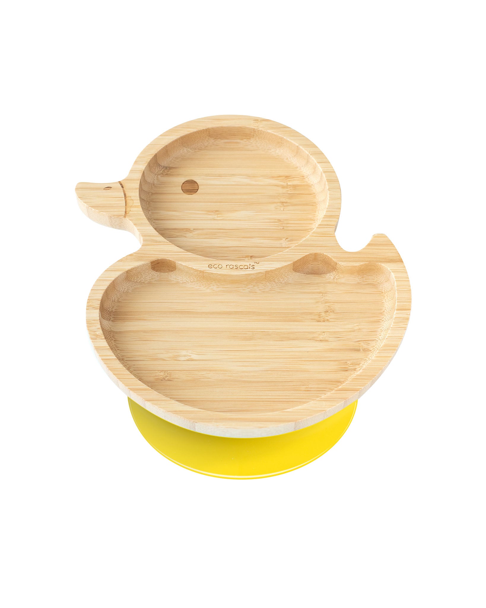 Bamboo Duck Suction Plate - Yellow