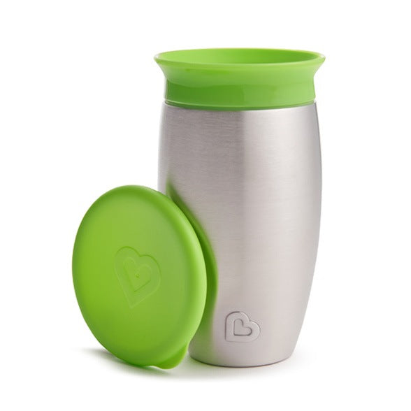Miracle Stainless Steel 360° Sippy Cup - Green
