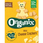 Load image into Gallery viewer, Mini Organic Cheese Crackers 4x20g
